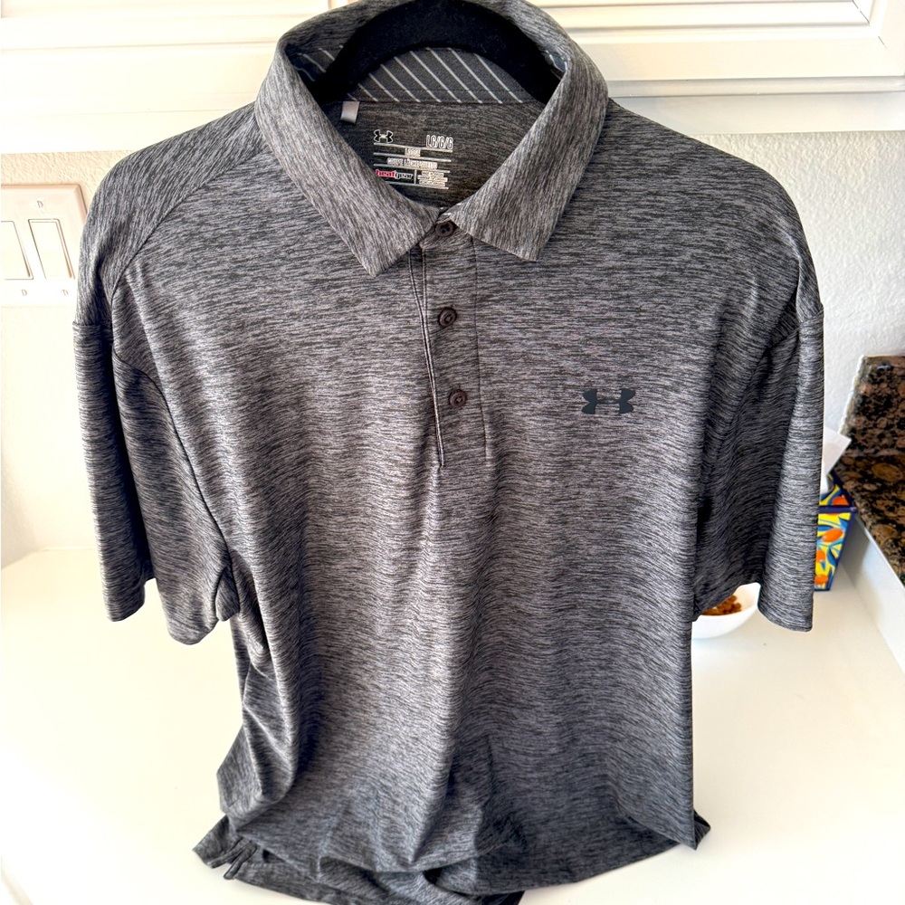 Under Armour Heat Gear Golf Polo - Men’s Large